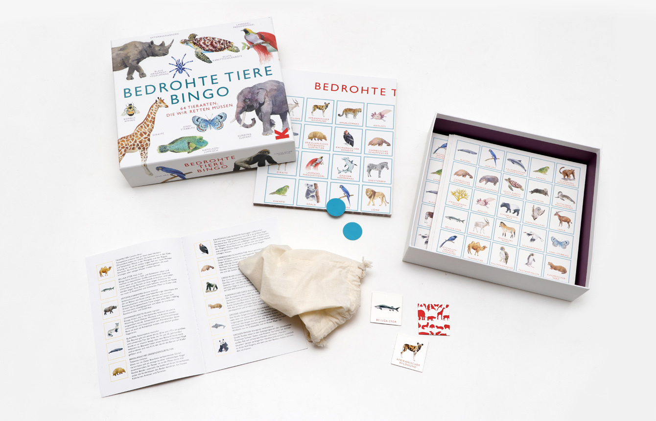 More product images Bedrohte Tiere Bingo von Laurence King