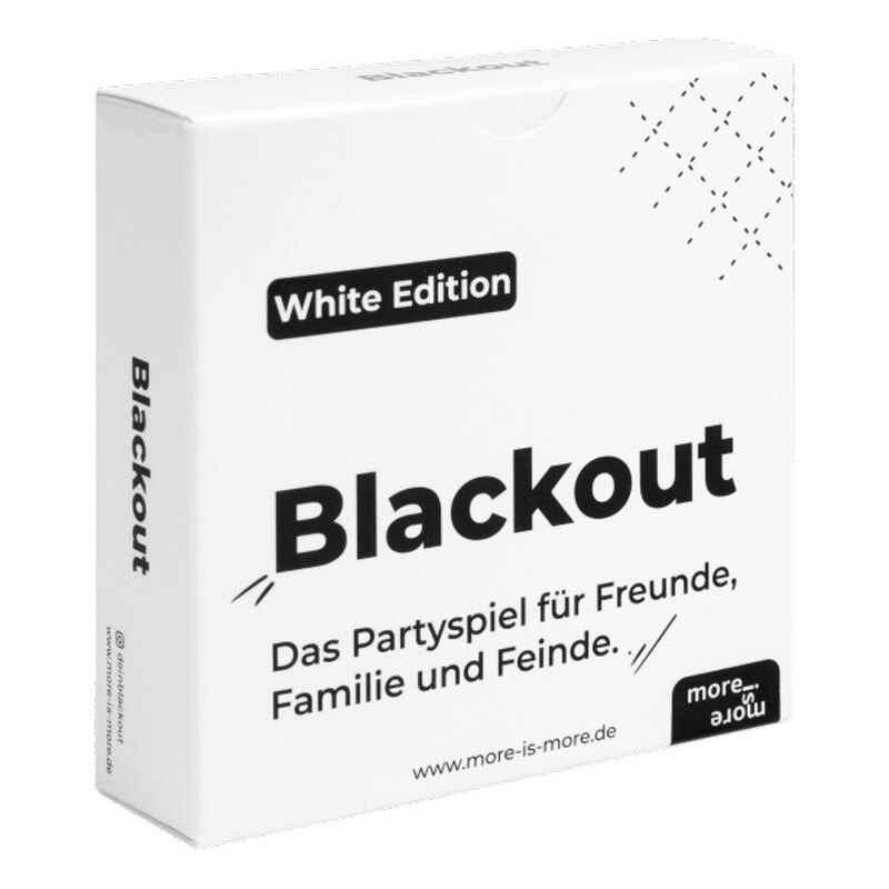 Blackout - White Edition von more is more