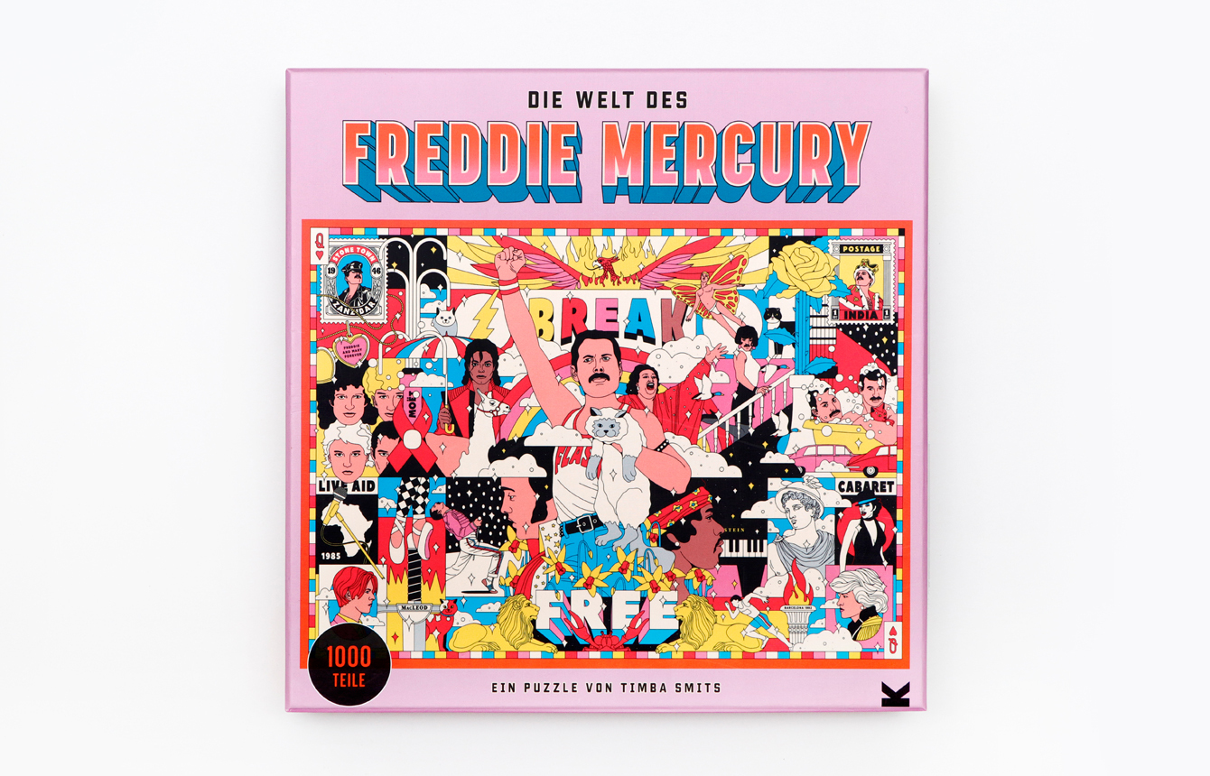 Die Welt des Freddie Mercury - Puzzle von Laurence King