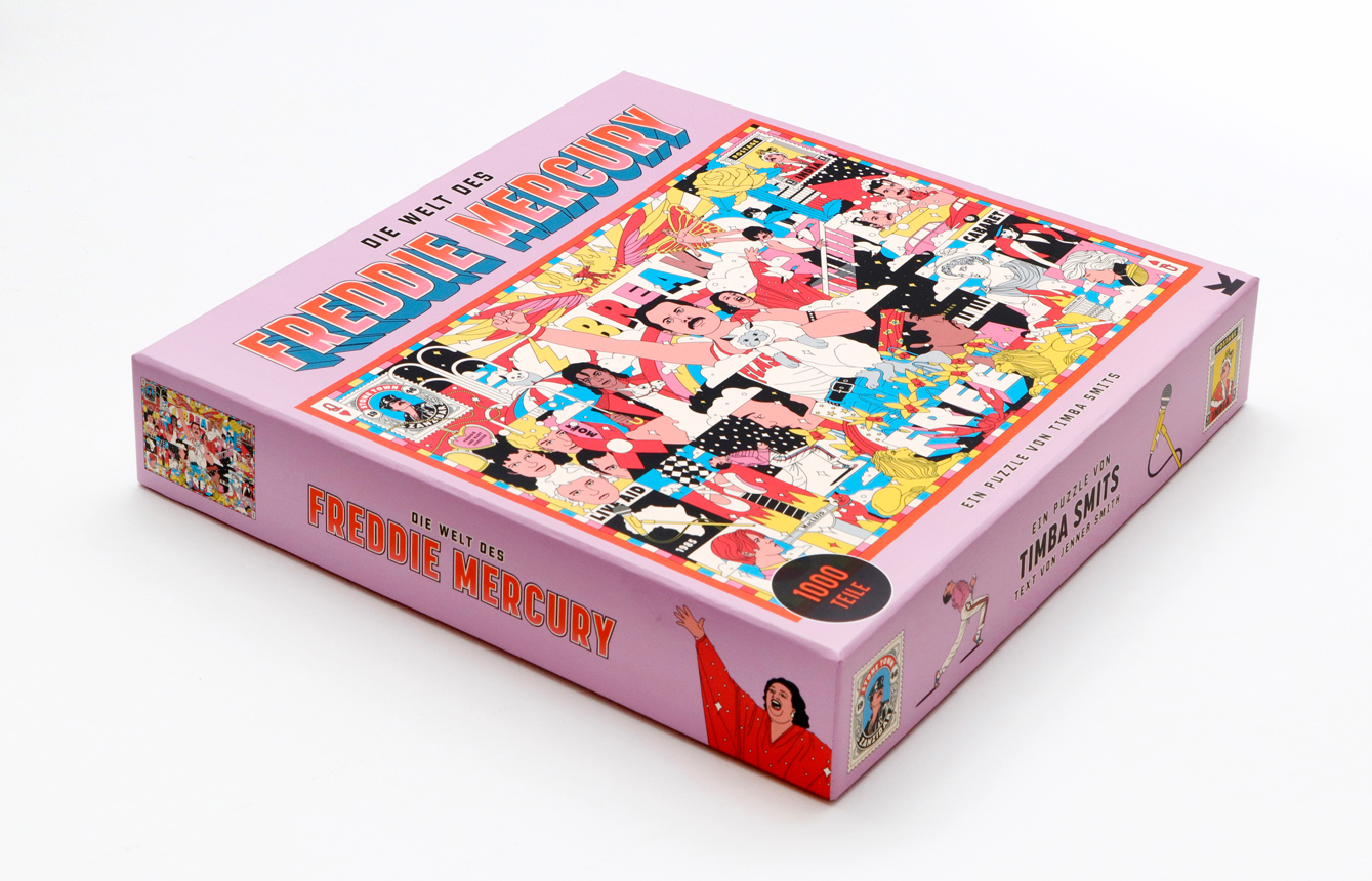 More product images Die Welt des Freddie Mercury - Puzzle von Laurence King