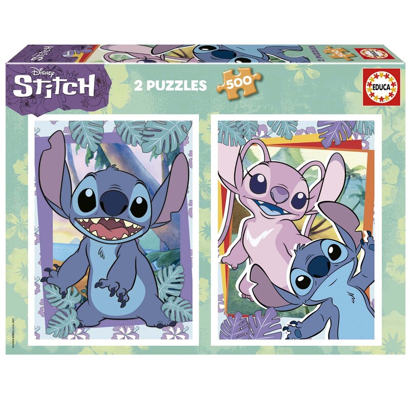 Disney - Stitch  2 x 500 Teile von Educa