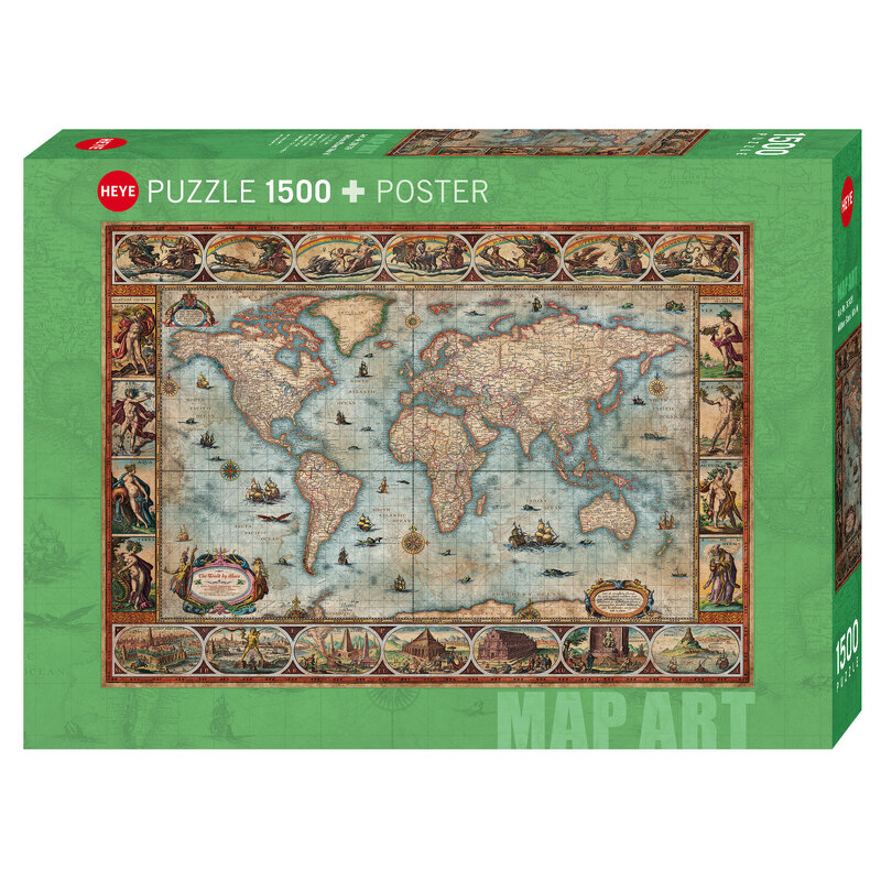 Willem Blaeu World / Map Art