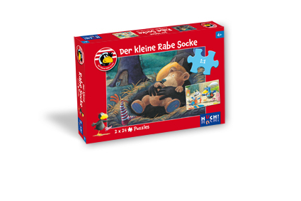 Der kleine Rabe Socke – Puzzle 2 x 24 Teile