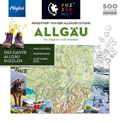 Weitere Produktbilder Puzzlemap Allgäu