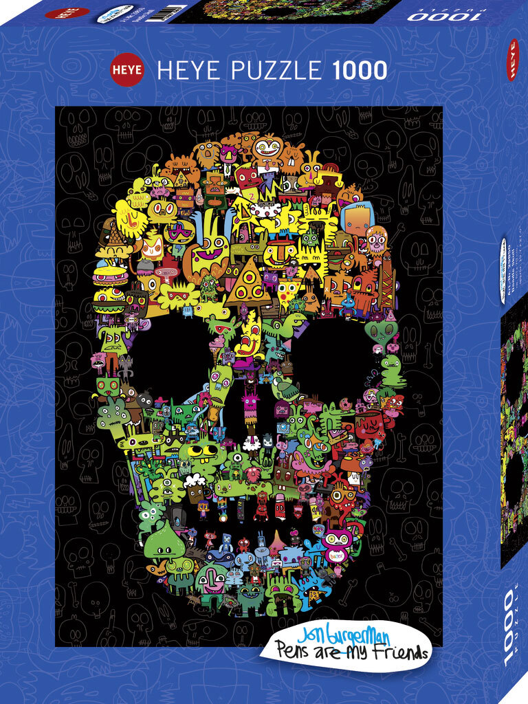 Doodle Skull – Heye Puzzle 
