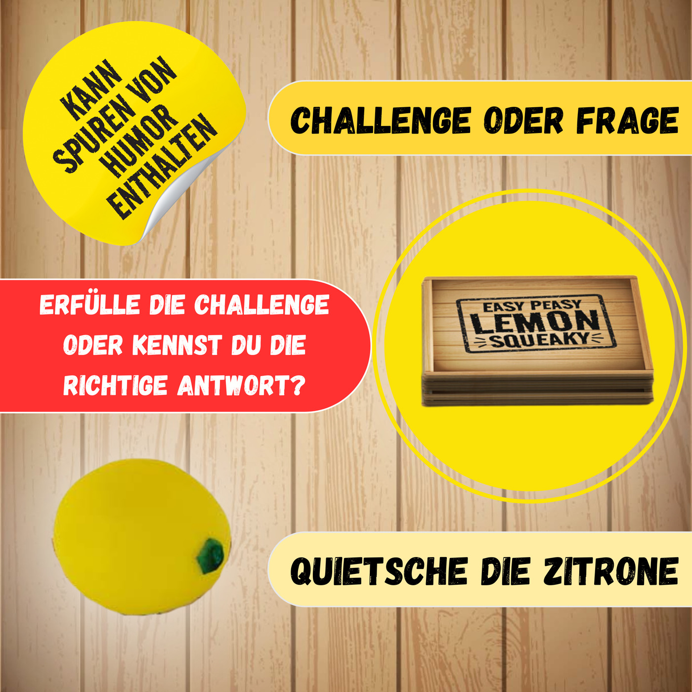 Weitere Produktbilder Easy peasy lemon squeaky von HUCH!